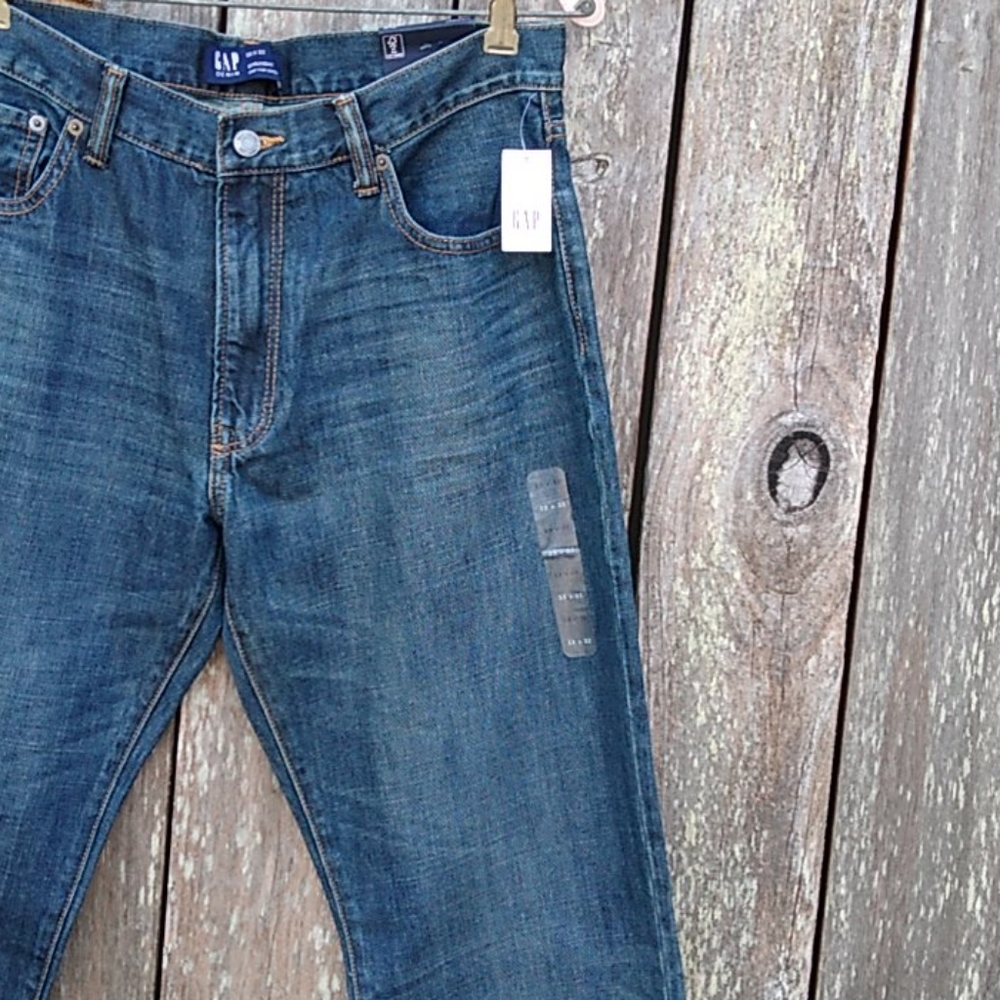 Gap Denim Men's Jeans 33x32 Straight-leg NWT - Picture 3 of 15